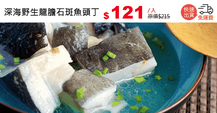 深海野生龍膽石斑魚頭丁
