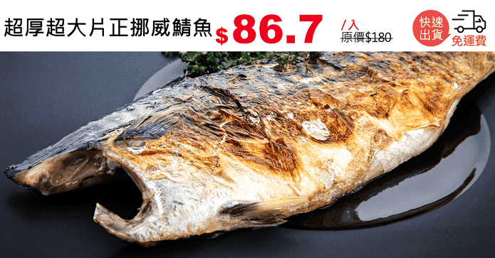 超厚超大片正挪威鯖魚