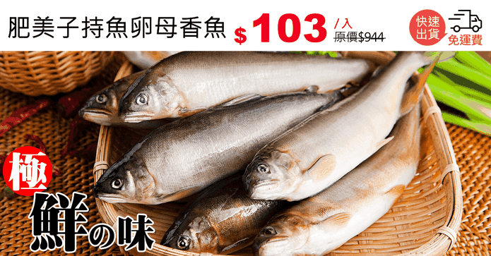 肥美子持魚卵母香魚